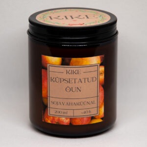 Sojavaha küünal "küpsetatud õun"