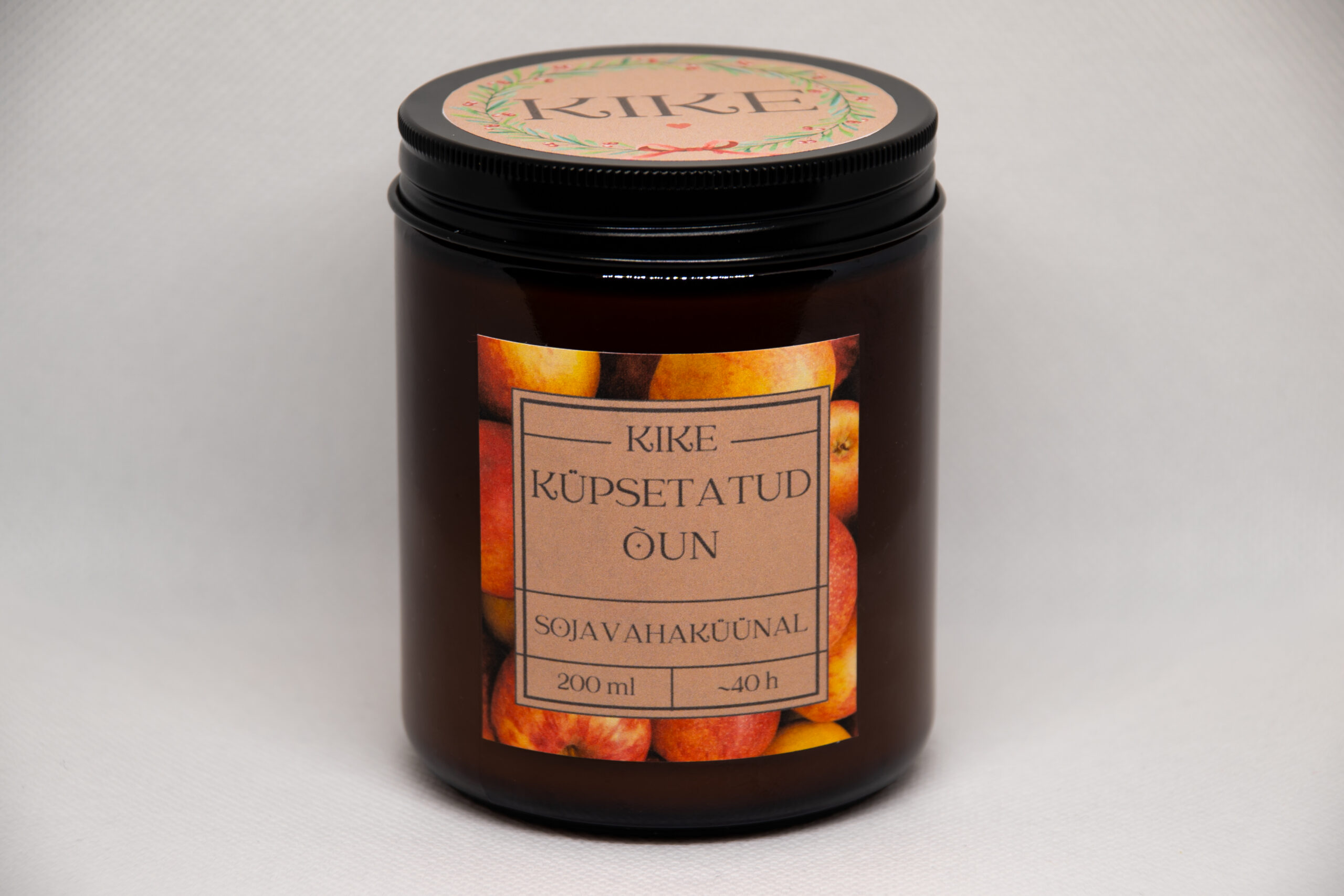 Sojavaha küünal "küpsetatud õun"